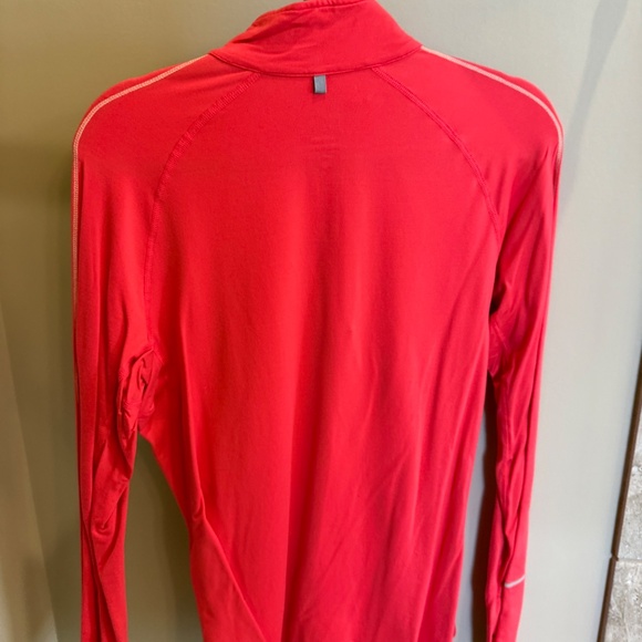 Womens Nike L Dri-Fit Athletic Running Top Quarter Zip - Picture 3 of 4